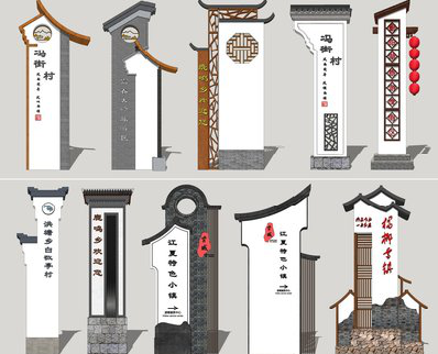 洪湖美丽乡村标识标牌有哪些分类？